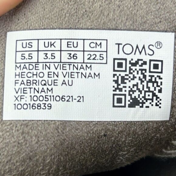 NWT Toms Sadie Suede Wedge Heel Ankle Booties Leopard Print Boots Brown 5.5 NEW - Picture 9 of 11